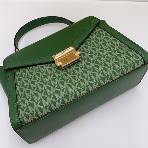 MICHAEL KORS
Whitney Medium Flap TH Satchel
Fern Green 
NWT - Picture 15 of 16